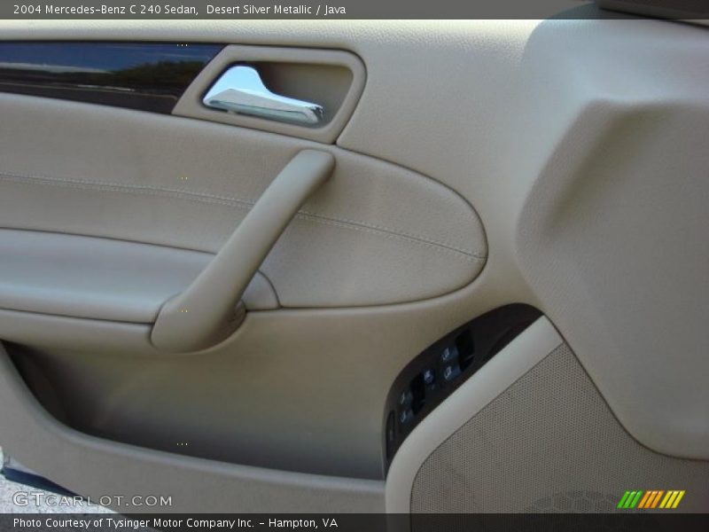 Desert Silver Metallic / Java 2004 Mercedes-Benz C 240 Sedan