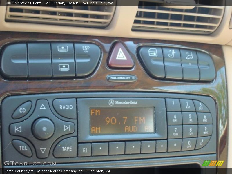 Desert Silver Metallic / Java 2004 Mercedes-Benz C 240 Sedan