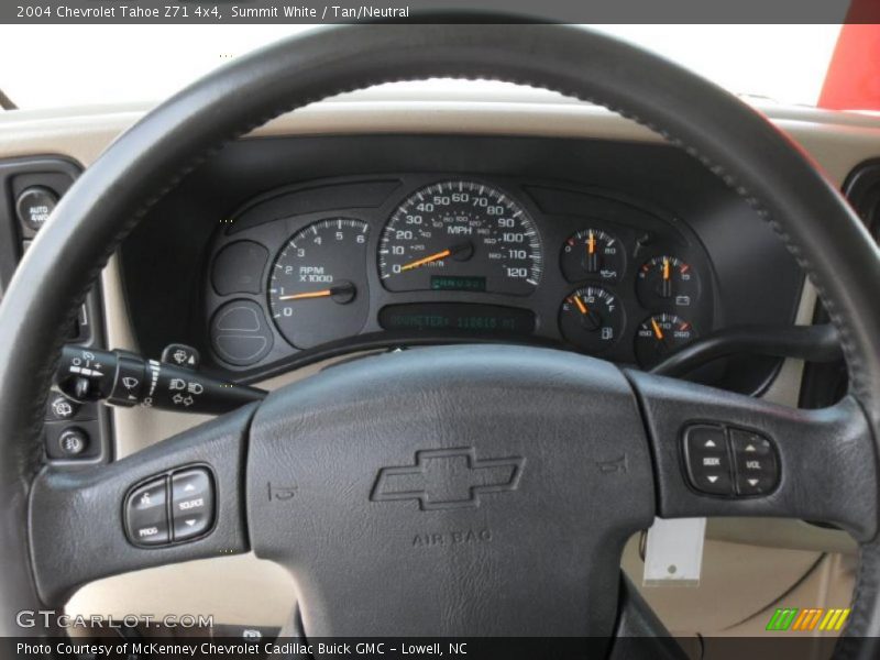 Summit White / Tan/Neutral 2004 Chevrolet Tahoe Z71 4x4