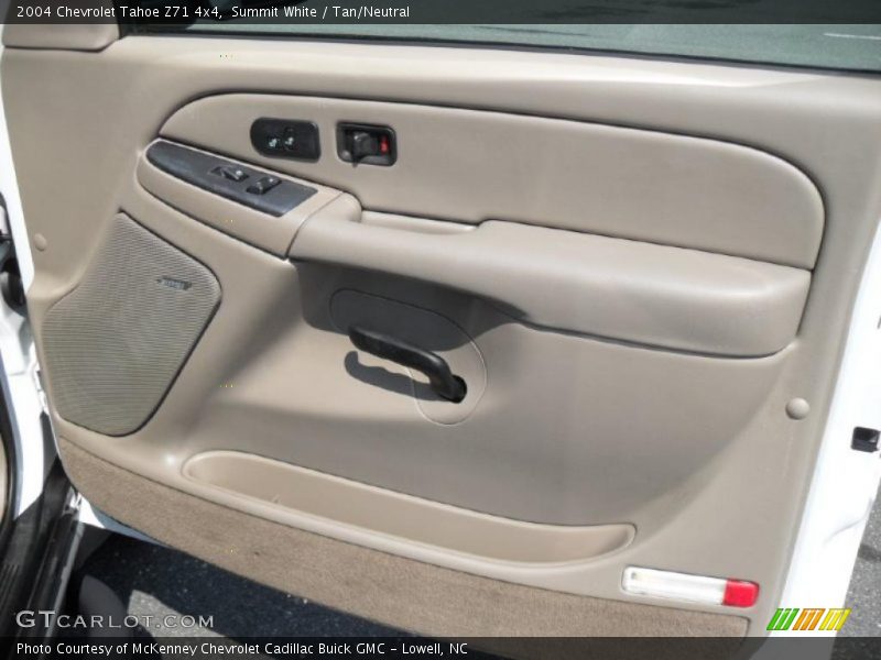 Summit White / Tan/Neutral 2004 Chevrolet Tahoe Z71 4x4