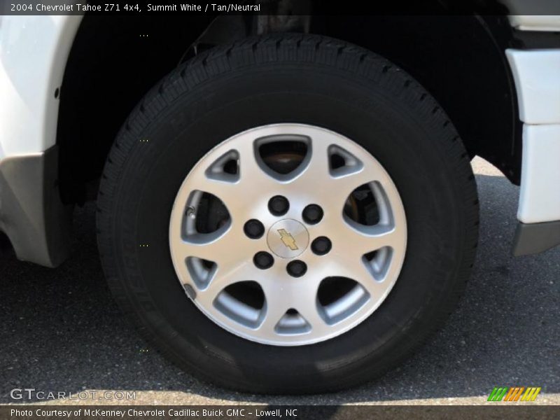 Summit White / Tan/Neutral 2004 Chevrolet Tahoe Z71 4x4