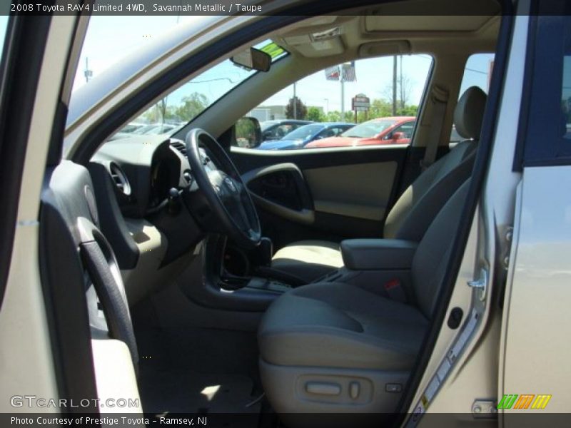 Savannah Metallic / Taupe 2008 Toyota RAV4 Limited 4WD