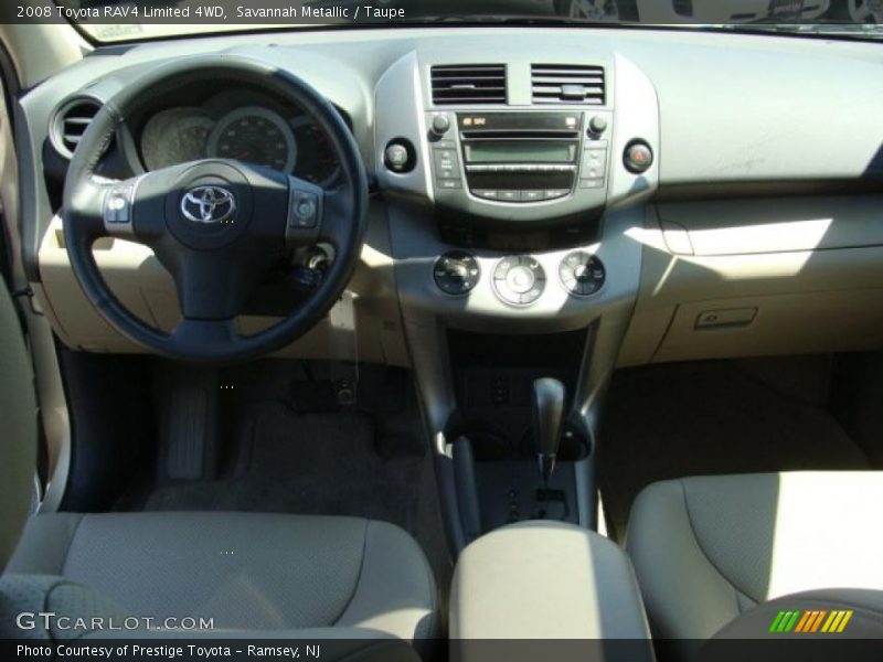 Savannah Metallic / Taupe 2008 Toyota RAV4 Limited 4WD
