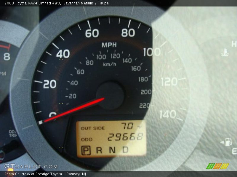 Savannah Metallic / Taupe 2008 Toyota RAV4 Limited 4WD