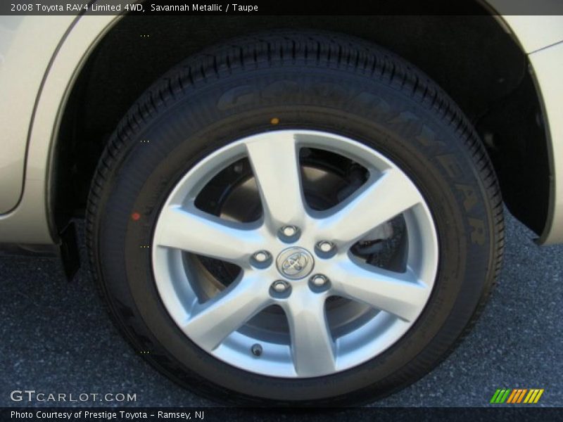 Savannah Metallic / Taupe 2008 Toyota RAV4 Limited 4WD