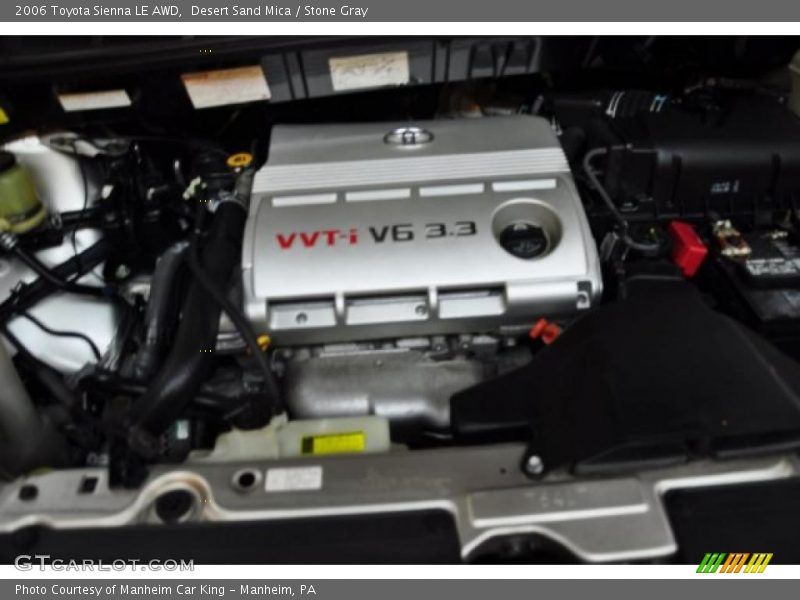 Desert Sand Mica / Stone Gray 2006 Toyota Sienna LE AWD