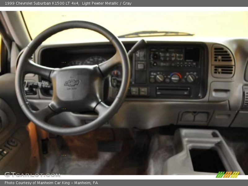 Light Pewter Metallic / Gray 1999 Chevrolet Suburban K1500 LT 4x4