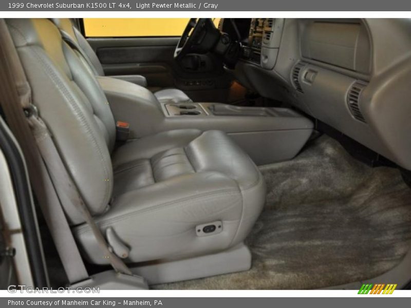 Light Pewter Metallic / Gray 1999 Chevrolet Suburban K1500 LT 4x4