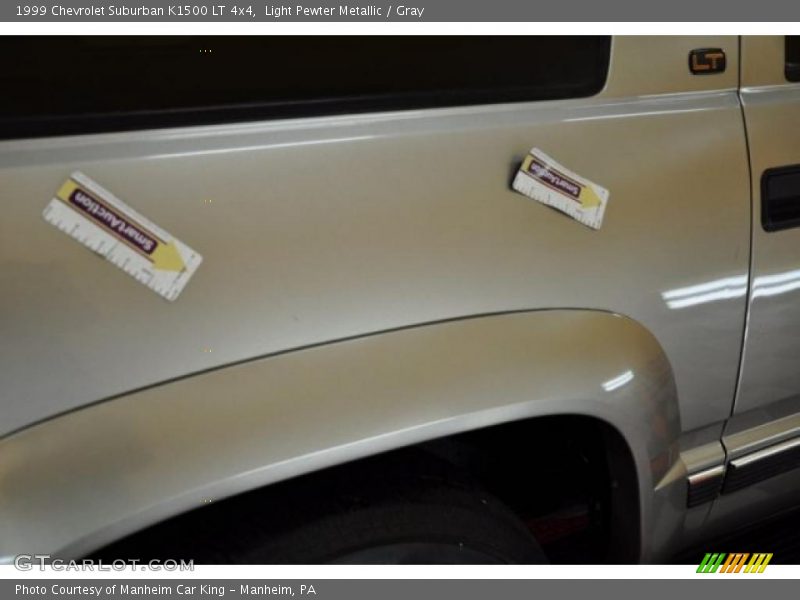 Light Pewter Metallic / Gray 1999 Chevrolet Suburban K1500 LT 4x4