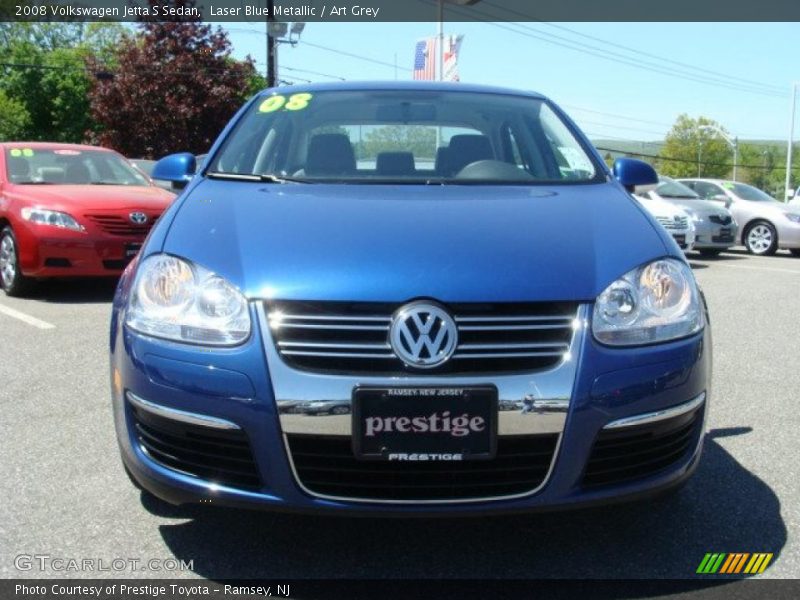 Laser Blue Metallic / Art Grey 2008 Volkswagen Jetta S Sedan