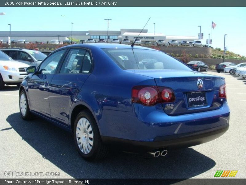 Laser Blue Metallic / Art Grey 2008 Volkswagen Jetta S Sedan