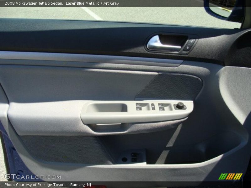 Laser Blue Metallic / Art Grey 2008 Volkswagen Jetta S Sedan