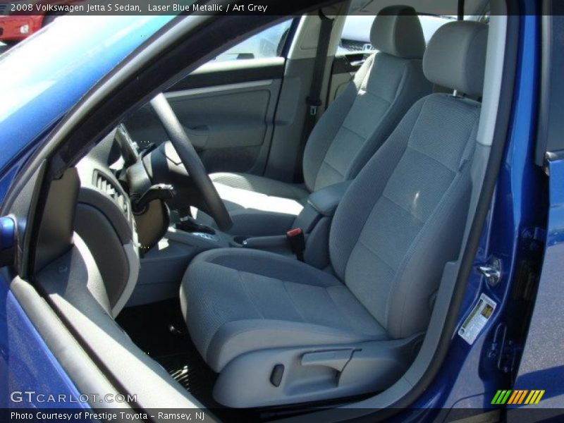 Laser Blue Metallic / Art Grey 2008 Volkswagen Jetta S Sedan