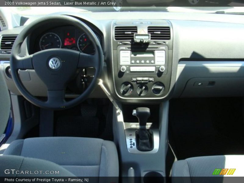 Laser Blue Metallic / Art Grey 2008 Volkswagen Jetta S Sedan