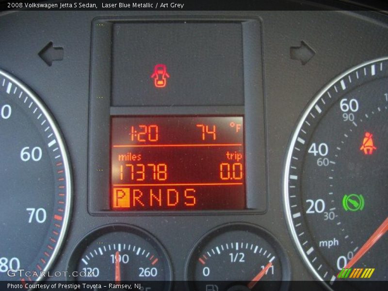 Laser Blue Metallic / Art Grey 2008 Volkswagen Jetta S Sedan