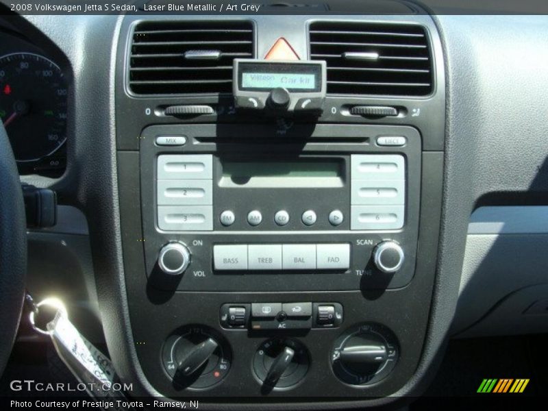 Laser Blue Metallic / Art Grey 2008 Volkswagen Jetta S Sedan