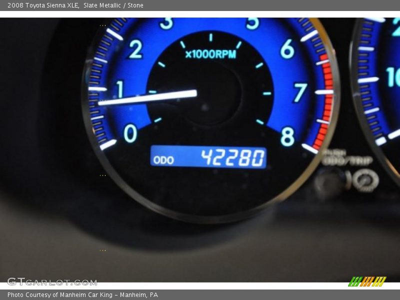 Slate Metallic / Stone 2008 Toyota Sienna XLE