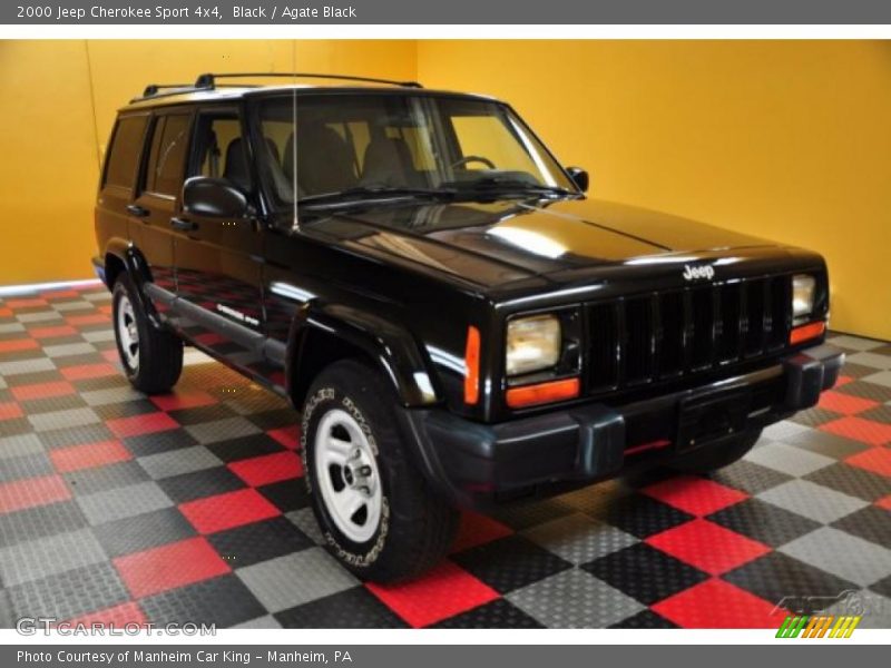 Black / Agate Black 2000 Jeep Cherokee Sport 4x4
