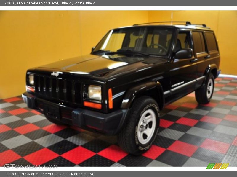 Black / Agate Black 2000 Jeep Cherokee Sport 4x4