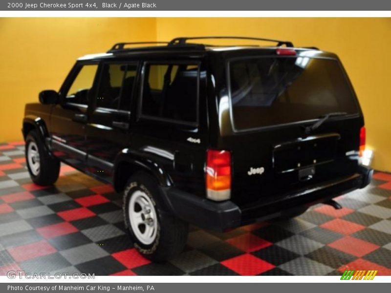 Black / Agate Black 2000 Jeep Cherokee Sport 4x4