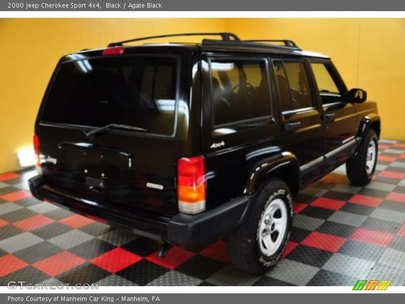 Black / Agate Black 2000 Jeep Cherokee Sport 4x4