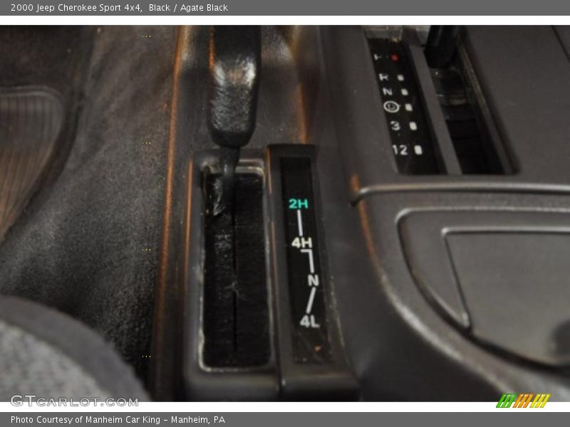 Black / Agate Black 2000 Jeep Cherokee Sport 4x4