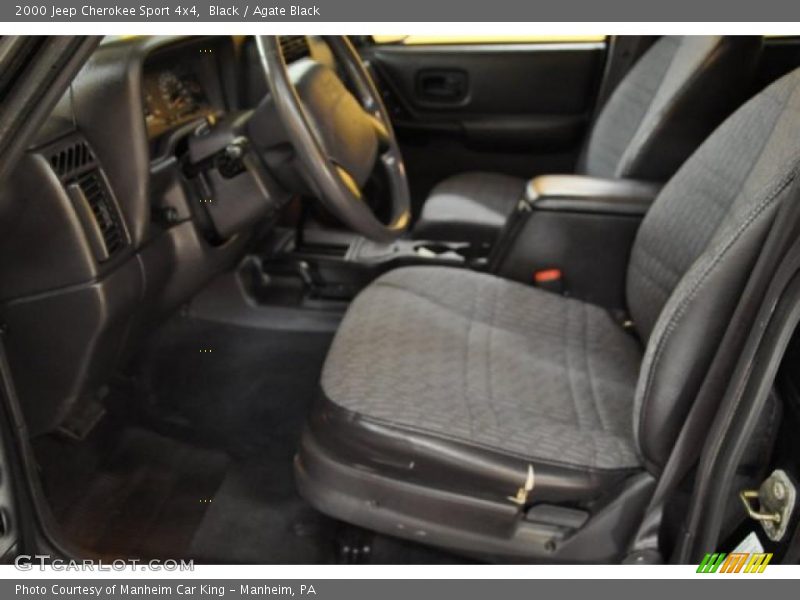 Black / Agate Black 2000 Jeep Cherokee Sport 4x4
