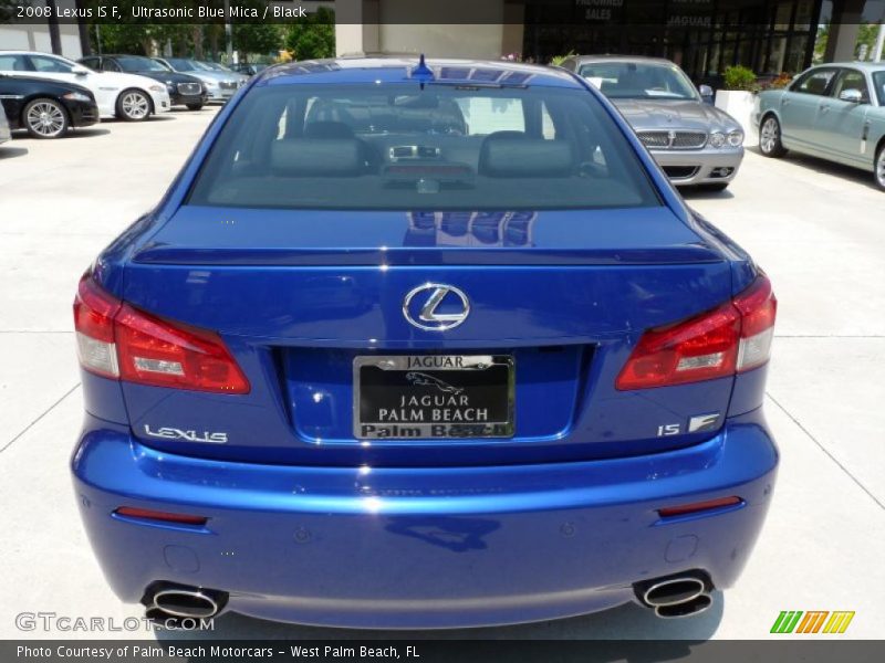Ultrasonic Blue Mica / Black 2008 Lexus IS F