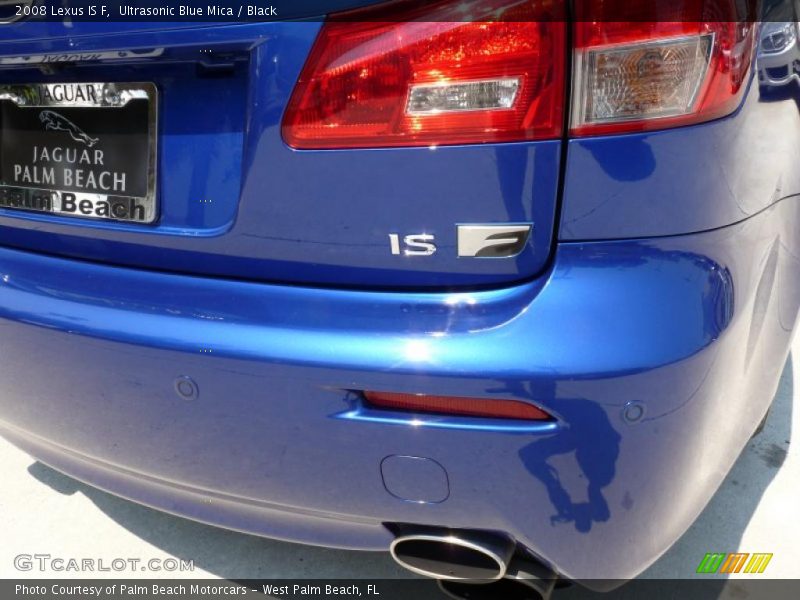 Ultrasonic Blue Mica / Black 2008 Lexus IS F