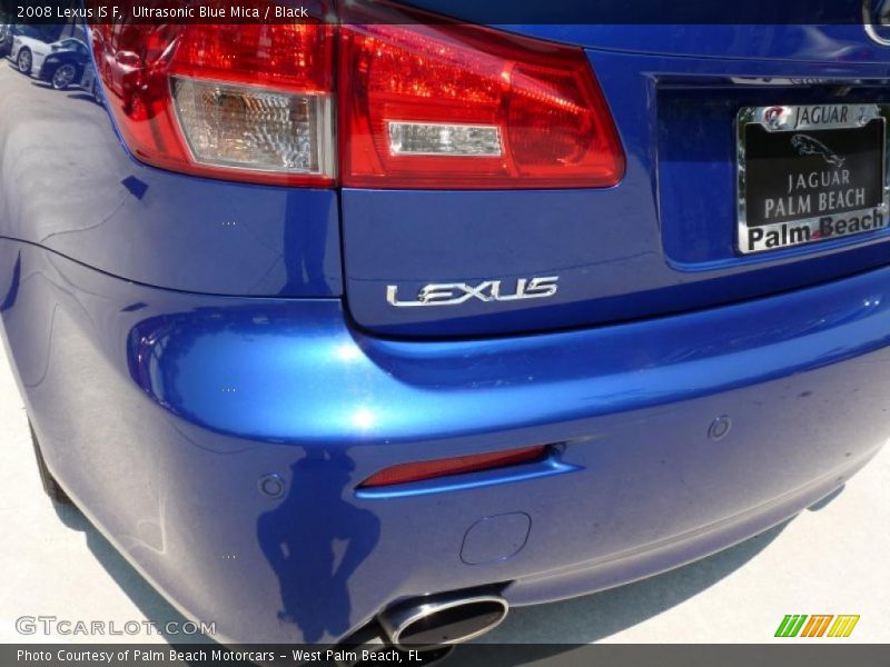 Ultrasonic Blue Mica / Black 2008 Lexus IS F