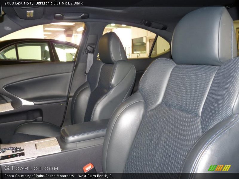  2008 IS F Black Interior