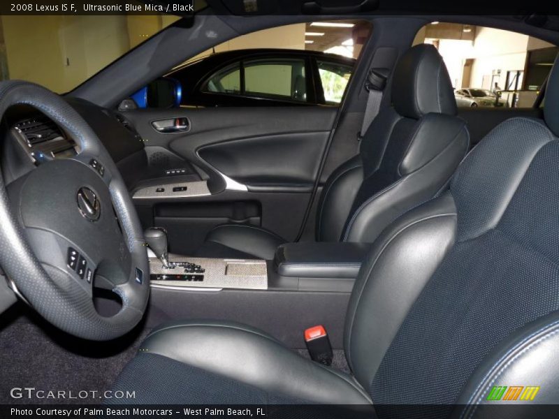  2008 IS F Black Interior