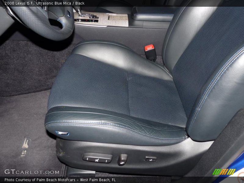  2008 IS F Black Interior
