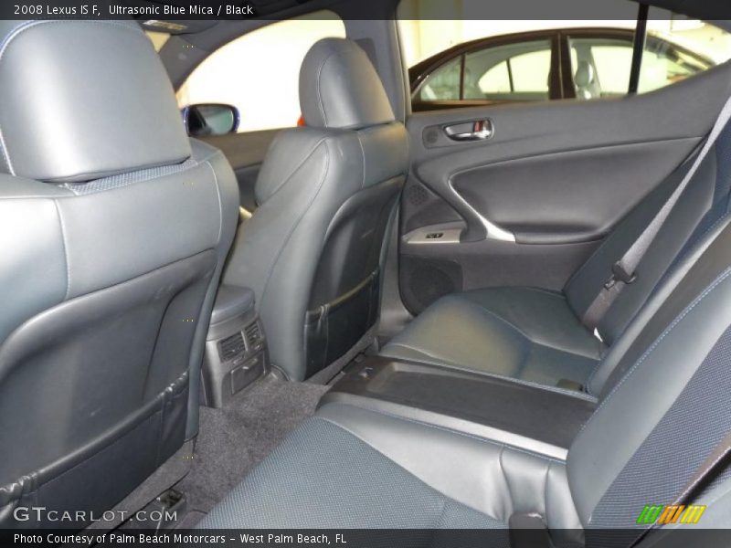  2008 IS F Black Interior