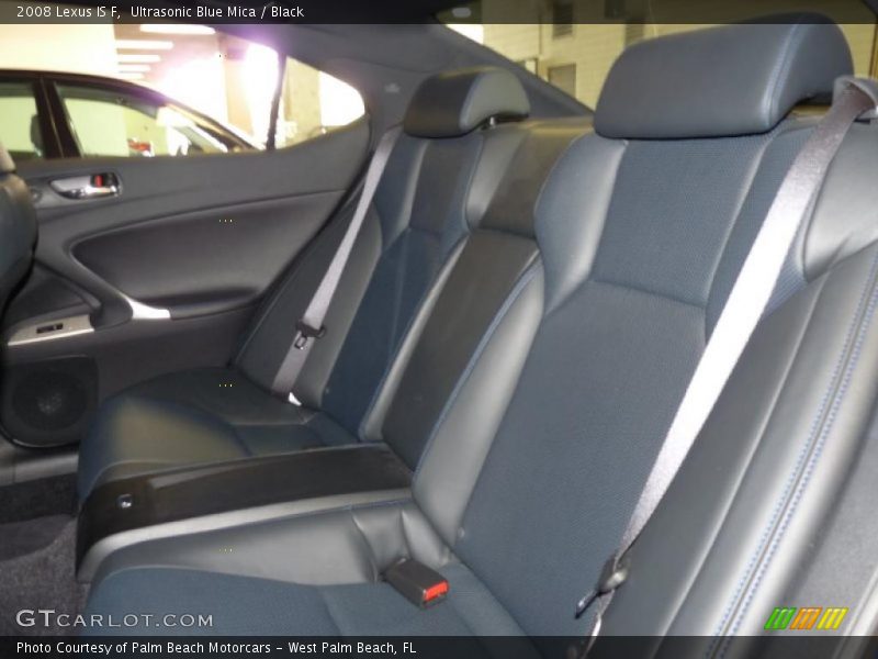  2008 IS F Black Interior