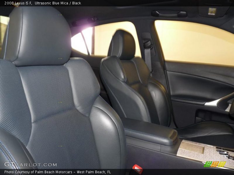  2008 IS F Black Interior