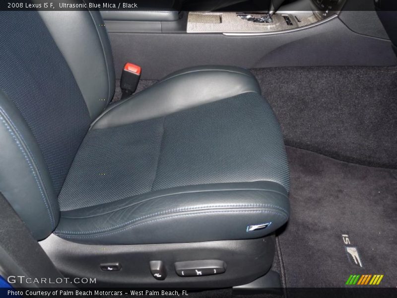  2008 IS F Black Interior
