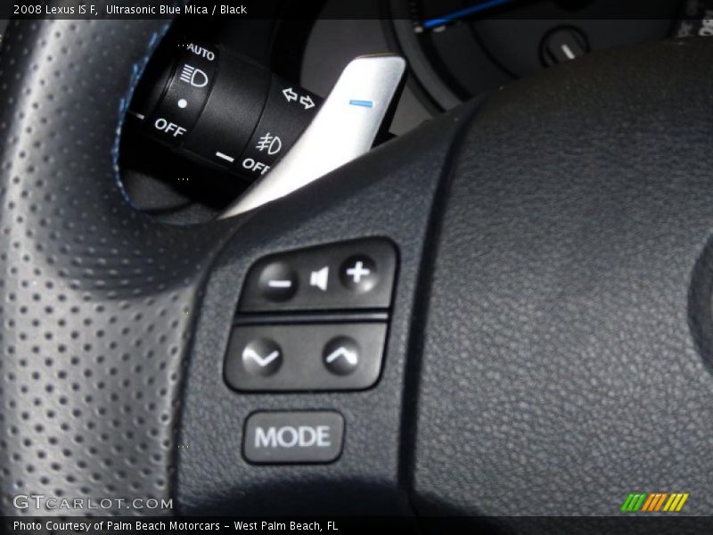 Ultrasonic Blue Mica / Black 2008 Lexus IS F