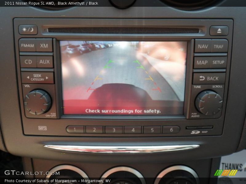 Black Amethyst / Black 2011 Nissan Rogue SL AWD