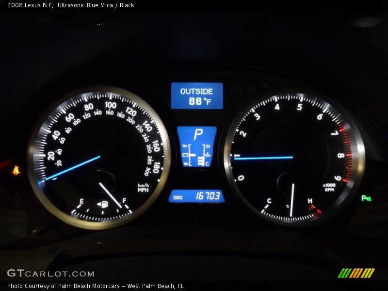  2008 IS F F Gauges