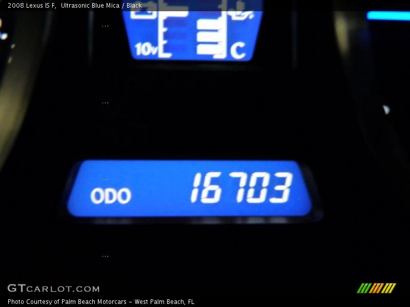 Ultrasonic Blue Mica / Black 2008 Lexus IS F