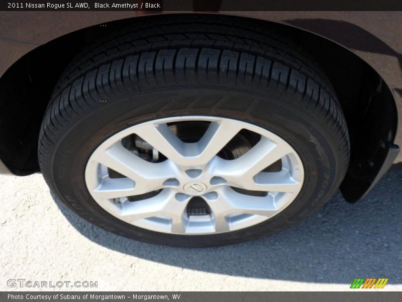 Black Amethyst / Black 2011 Nissan Rogue SL AWD