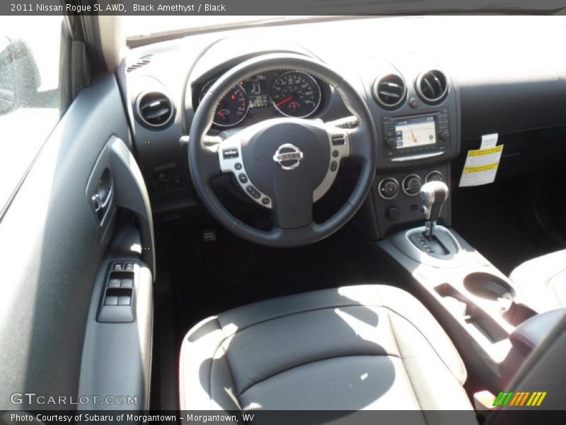 Black Amethyst / Black 2011 Nissan Rogue SL AWD