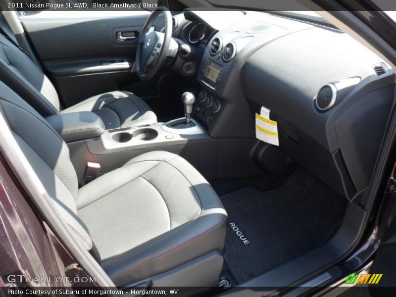 Black Amethyst / Black 2011 Nissan Rogue SL AWD