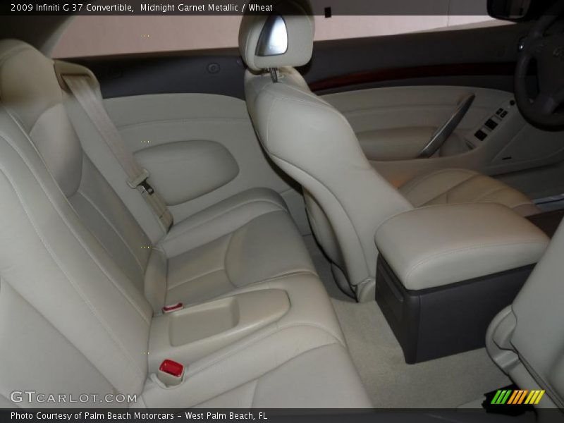 Midnight Garnet Metallic / Wheat 2009 Infiniti G 37 Convertible