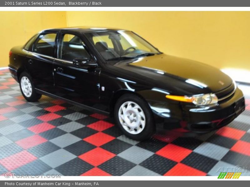 Blackberry / Black 2001 Saturn L Series L200 Sedan