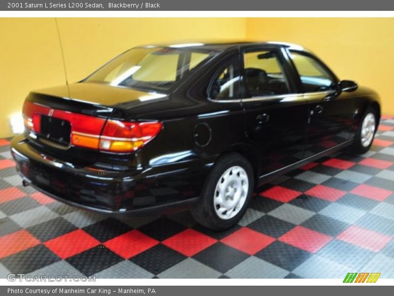 Blackberry / Black 2001 Saturn L Series L200 Sedan