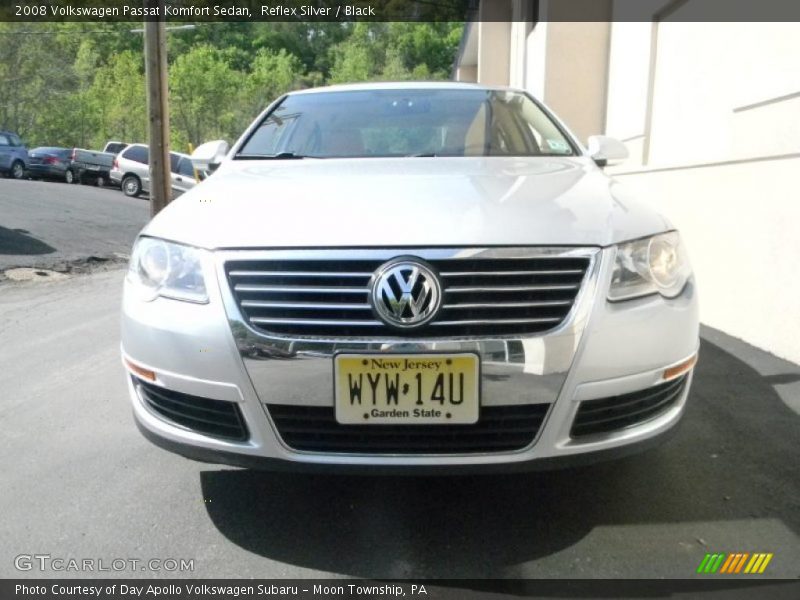 Reflex Silver / Black 2008 Volkswagen Passat Komfort Sedan