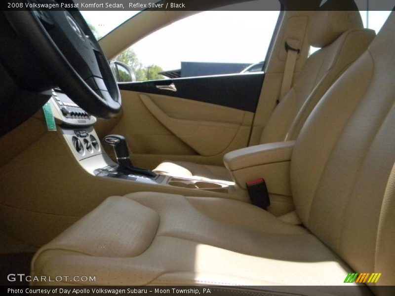 Reflex Silver / Black 2008 Volkswagen Passat Komfort Sedan
