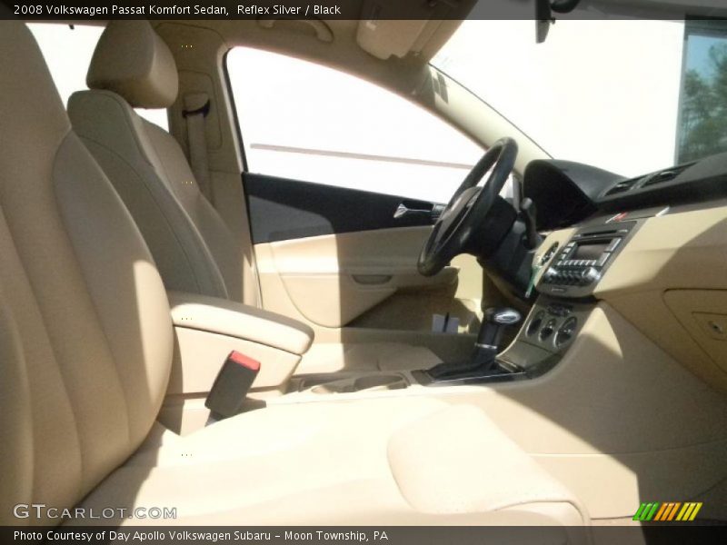 Reflex Silver / Black 2008 Volkswagen Passat Komfort Sedan